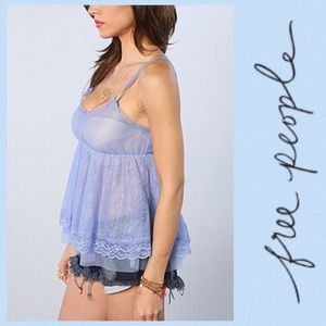 NWT [ Free People ] All Over Lace Babydoll Tank